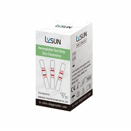 Lysun hemoglobin tesztmérő készlet tesztcsíkokkal és BHS szúróeszközzel-101
