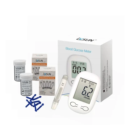 Lysun Measuring System Vércukor koleszterin mérő glükométer